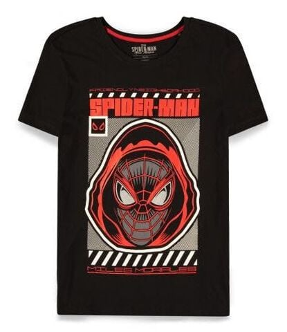 T-shirt - Spider-man - Miles Morales Hood - Taille S